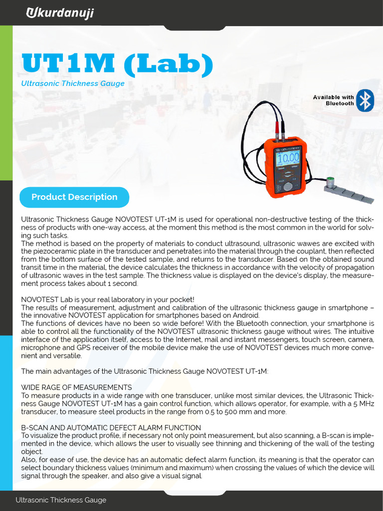UT1M (Lab) | PDF | Ultrasound | Medical Ultrasound