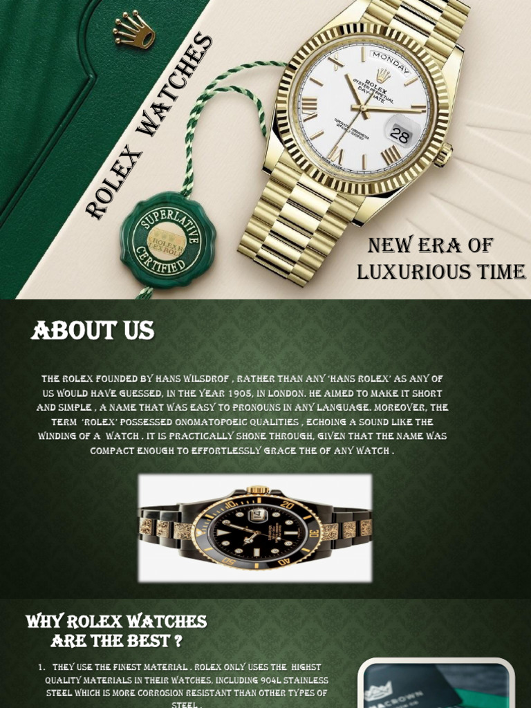 Why Rolex Watches Are the Best | PDF