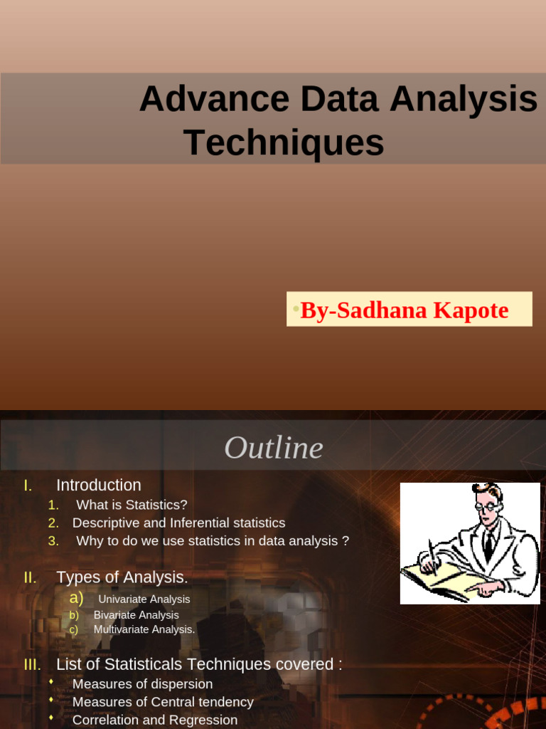 Advanced Data Analysis Techniques | PDF | Chi Squared Test | Factor ...