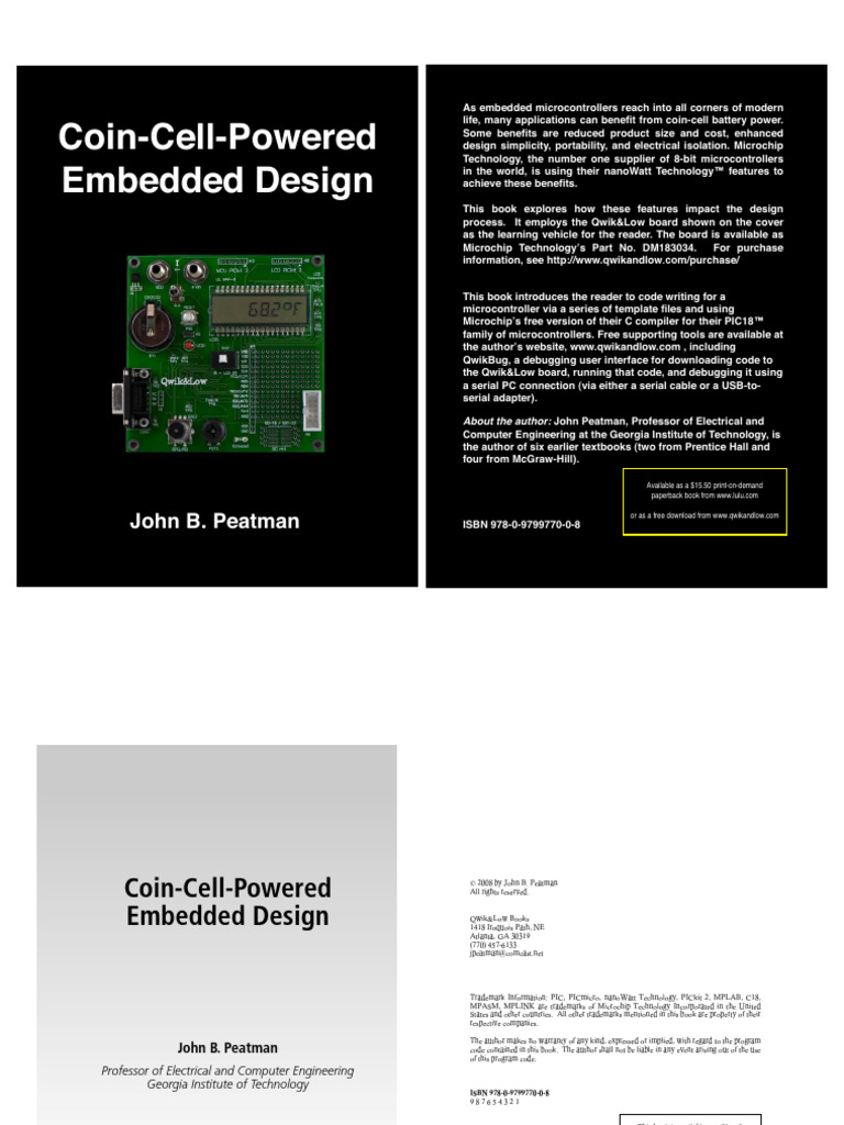 Coin-Cell Embedded Design Guide | PDF | Microcontroller | Analog To ...