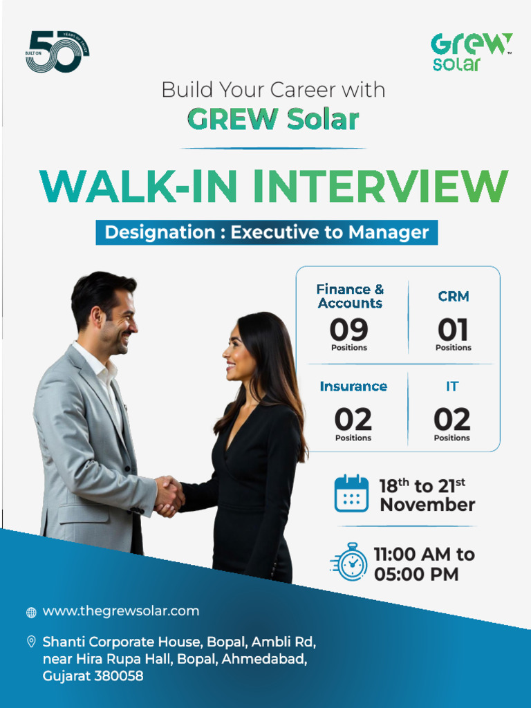 GREW Solar - Walk-In Interview | PDF | Economies | Business