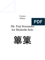 Mt Fuji Serenades for Hichiriki Solo