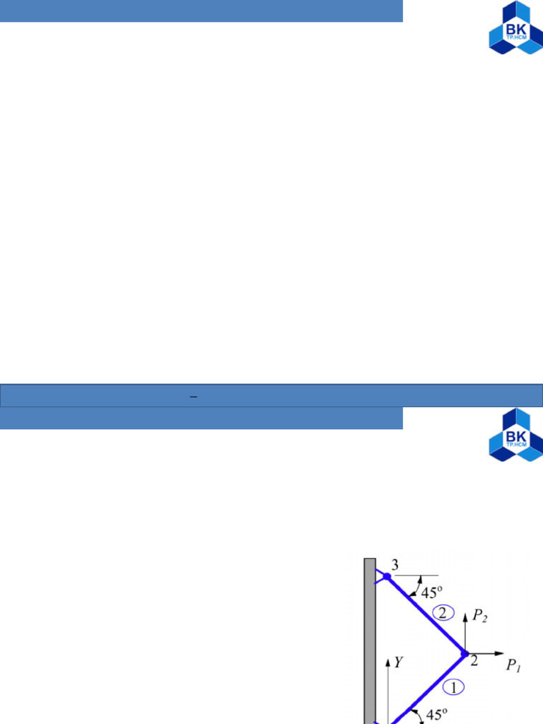 2-D Bar Element Analysis Examples | PDF | Finite Element Method ...