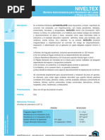 Maxilevel Topping 210: Nivelación de Pisos | PDF | Agua | Mortero ...