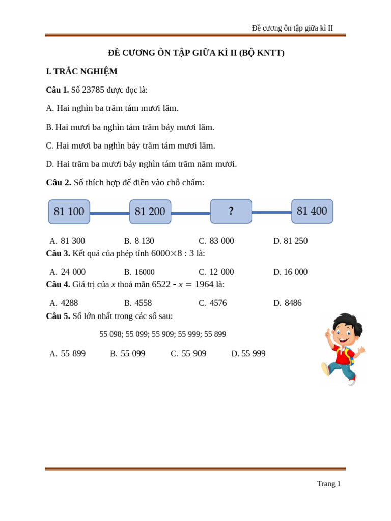 Toan Hoc 3 de Cuong On Thi | PDF
