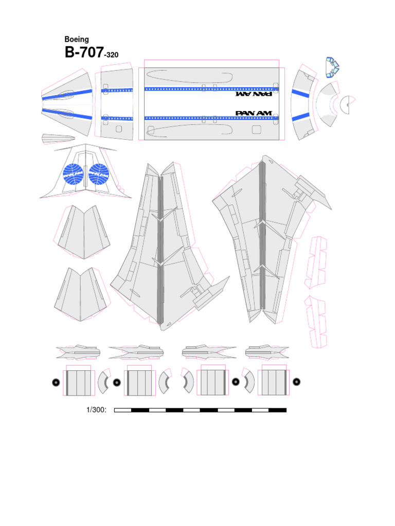 Boeing B707 Scissors and Planes | PDF