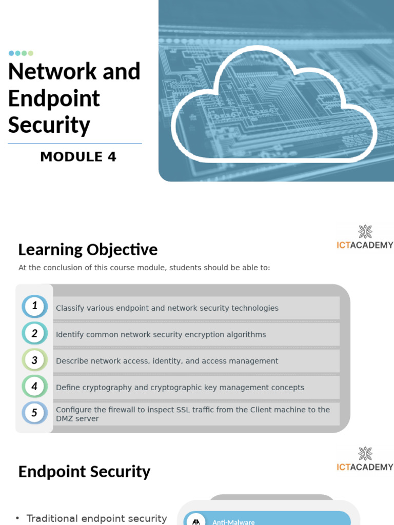 Endpoint and Network Security Overview | PDF | Antivirus Software | Malware