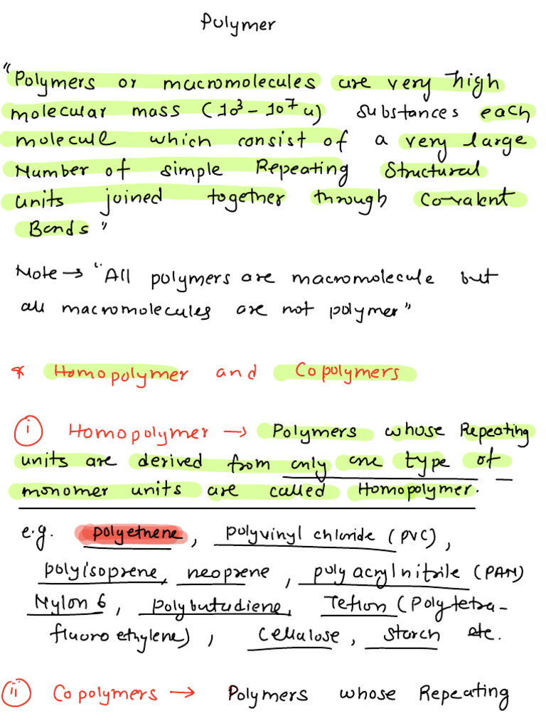 Polymer | PDF | Polymers | Polyethylene