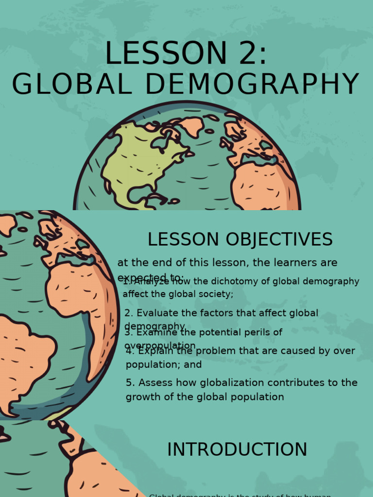 Global Demography: Trends and Impacts | PDF | Demography | Population ...