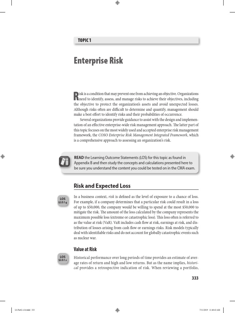 LSP2 c14 Highlighted | PDF | Risk | Value At Risk