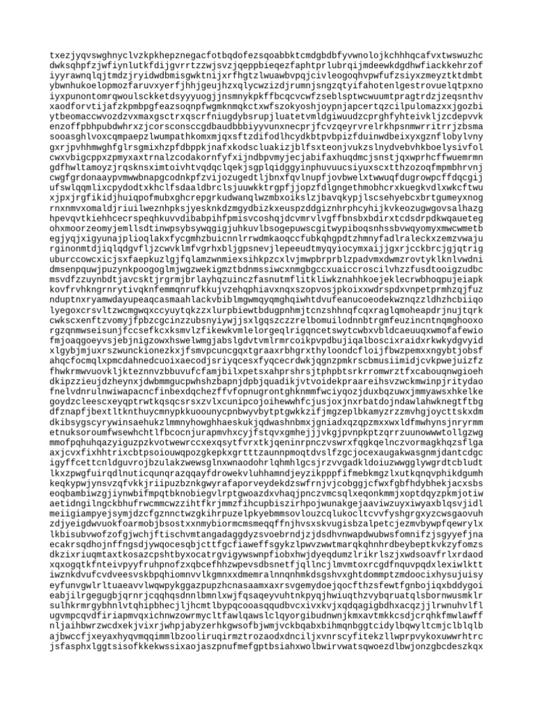Random Character String Generator | PDF