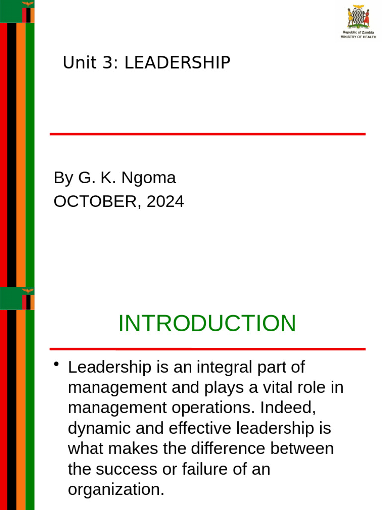 Understanding Leadership Styles and Skills | PDF | Leadership ...
