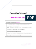 KANJET-180+ (4C) Operation Manual