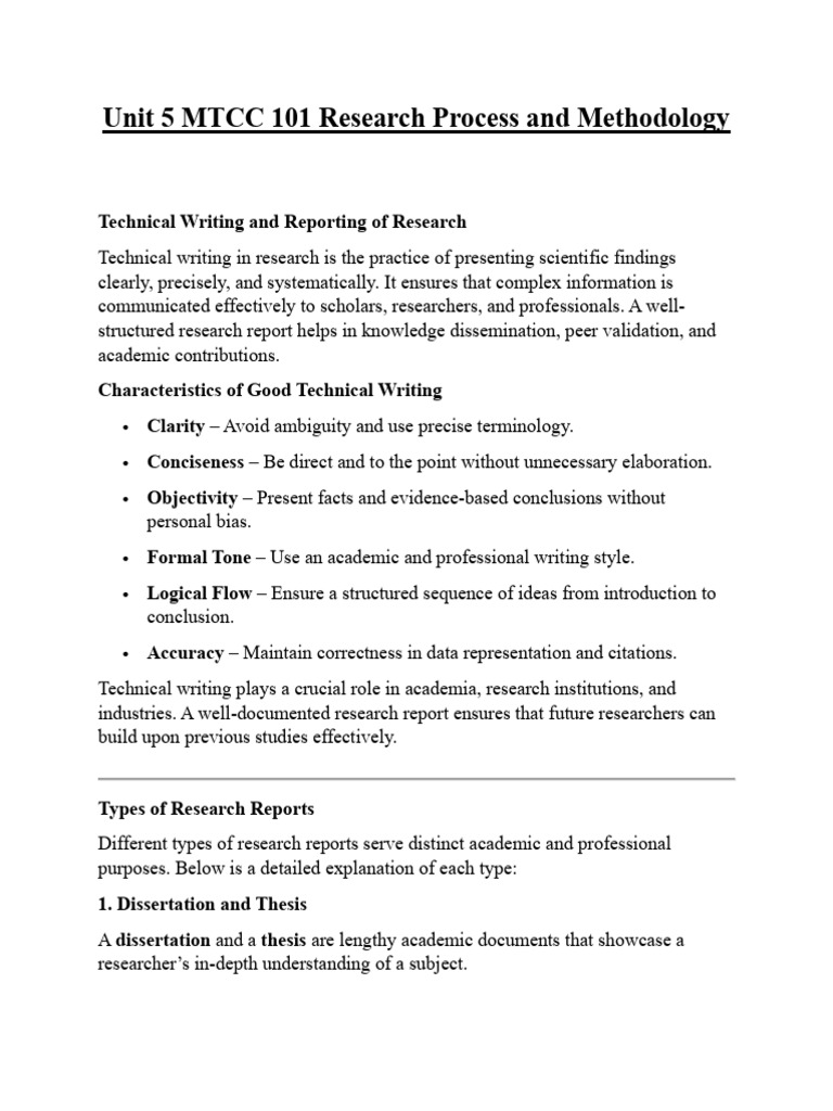 Unit 5 MTCC 101 Research Process and Methodology | PDF | Plagiarism ...