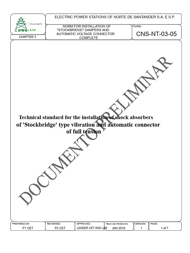 Stockbridge Dampers & Voltage Connector Installation Guide | PDF ...