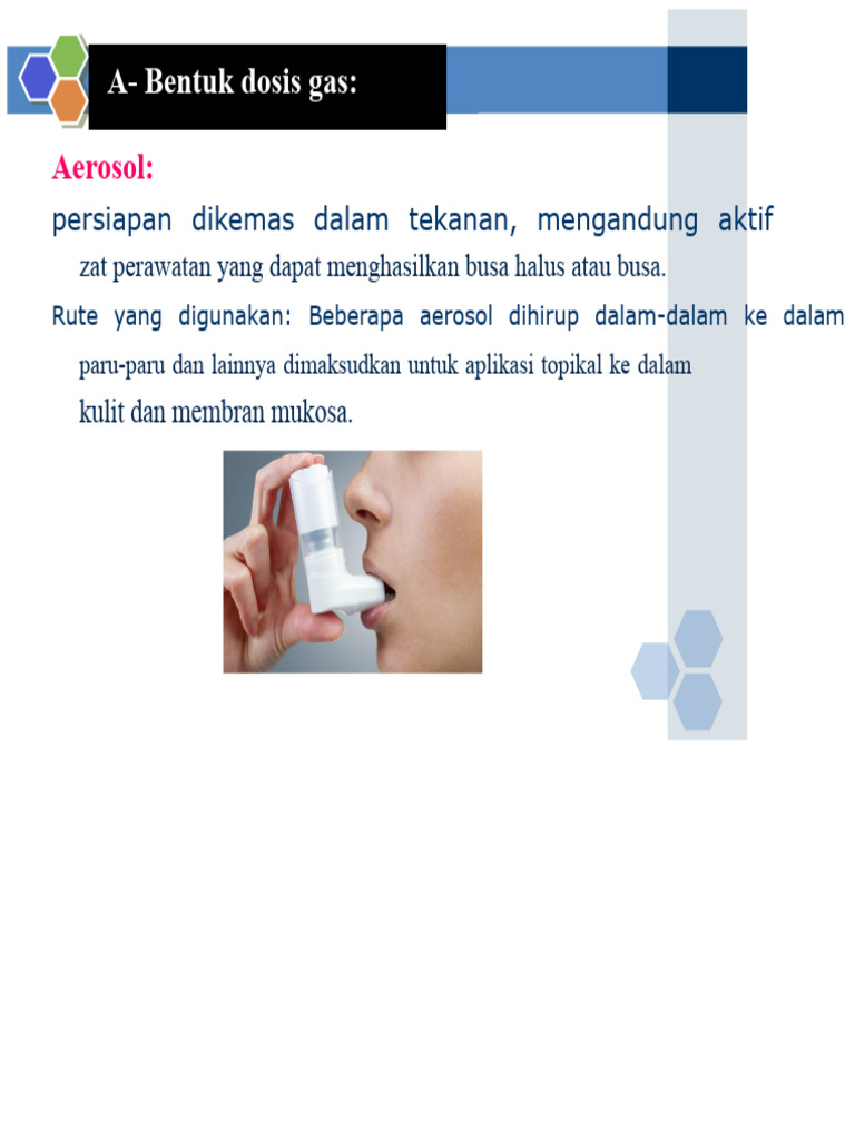 Bentuk Dosis Obat dan Rute Penggunaan | PDF