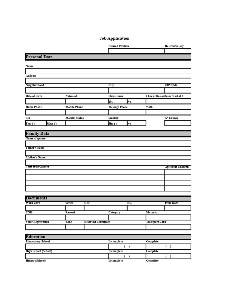 HR Forms | PDF