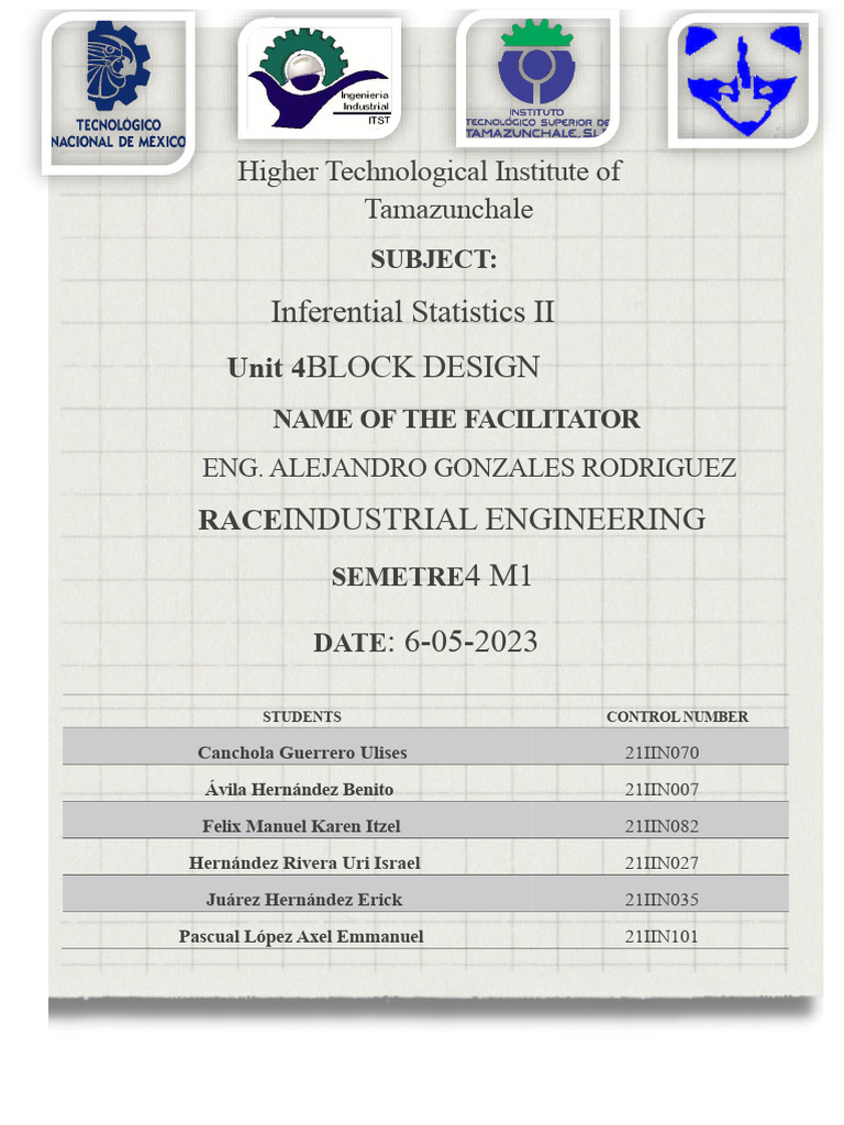 Block Design Exercises | PDF | P Value | Statistical Inference