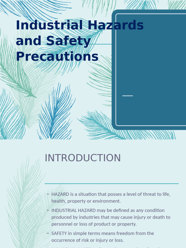 Industrial Hazards and Safety Measures | PDF | Fires | Hazards