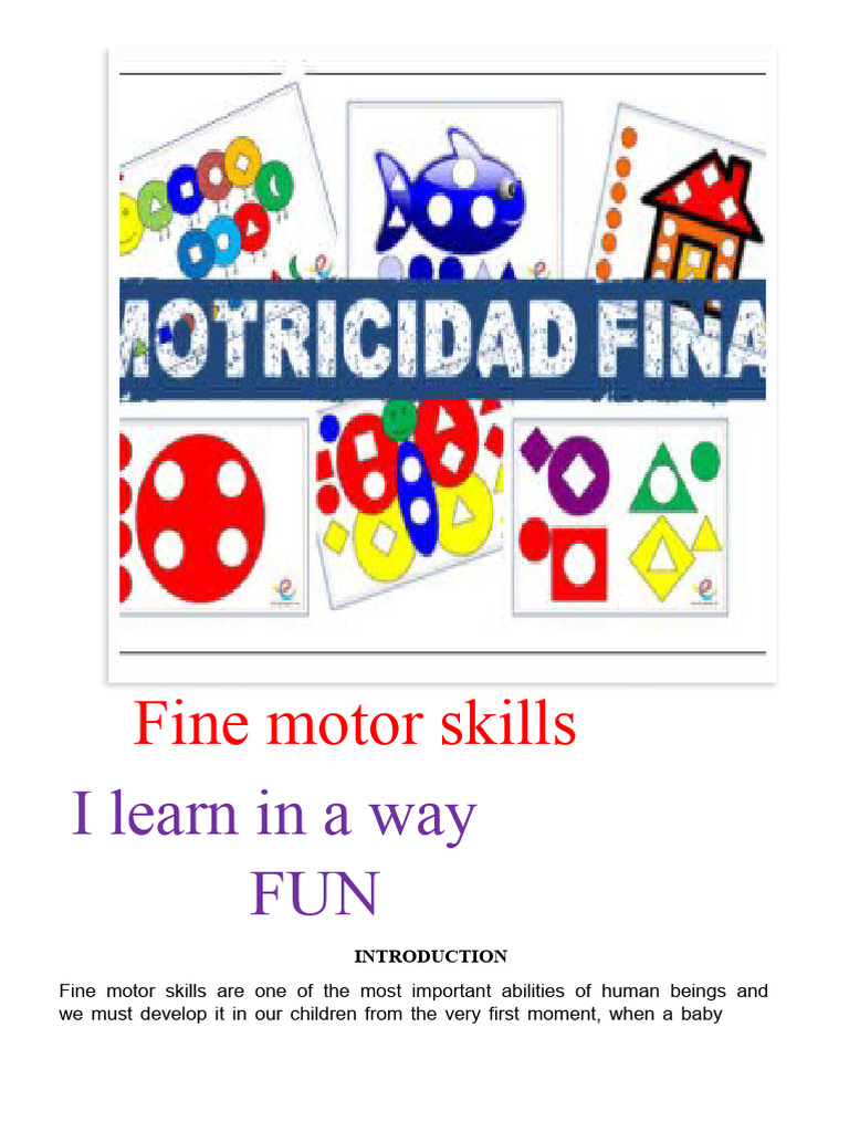 Fine Motor Skills Laboratory | PDF | Cognition | Cognitive Science