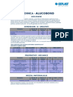 Fisa Tehnica Placi Compozite Din Alumniu-ALUCOBOND