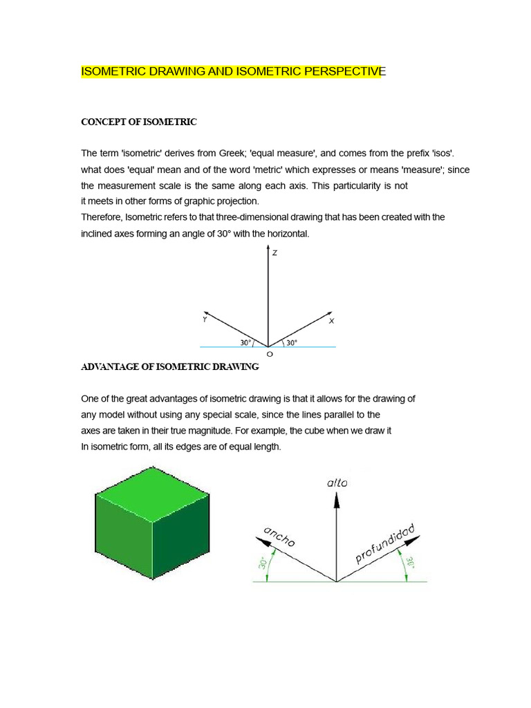 Isometric Drawing | PDF