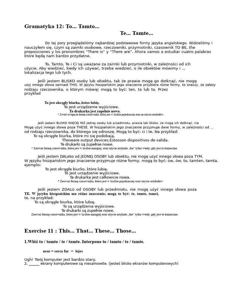 To Tamte Te Tamci | PDF