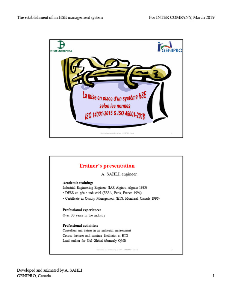 HSE Management System Implementation Guide | PDF | Risk | Regulatory ...
