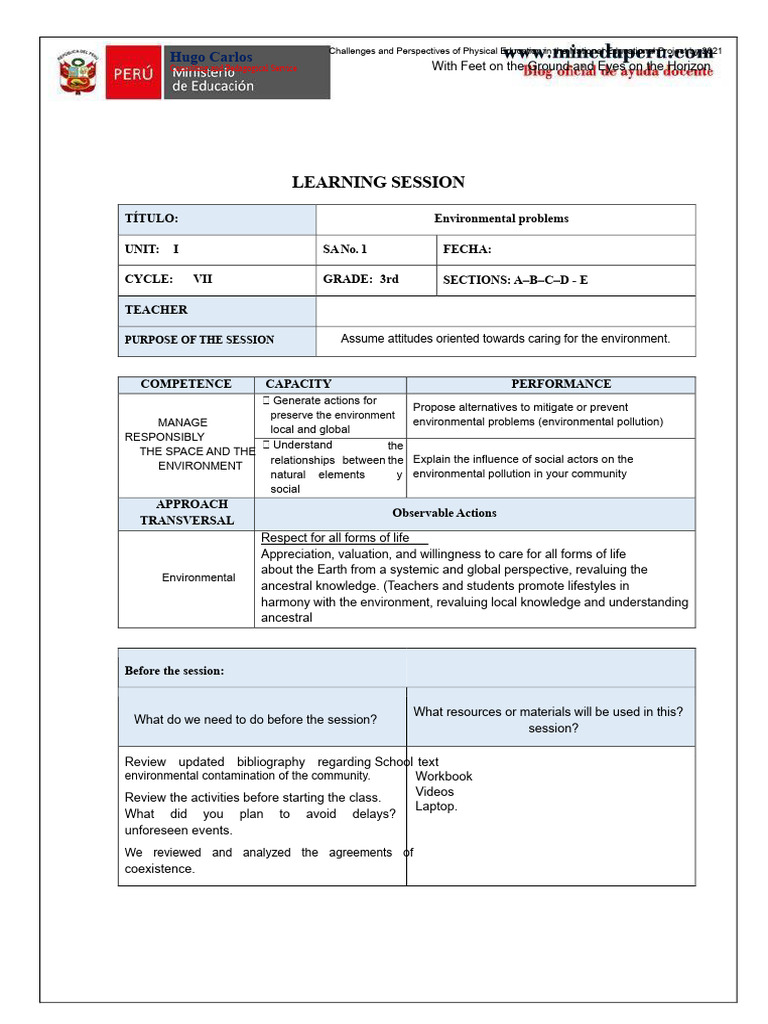Learning session by performances CC.SS 2019.docx | PDF | Natural ...