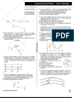 Exercícios de Física - Trabalho da Fel, EPOT e Potencial elétrico