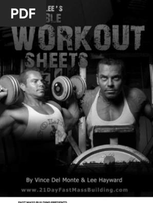Part 7 - The Printable Workout Sheets and Training Log