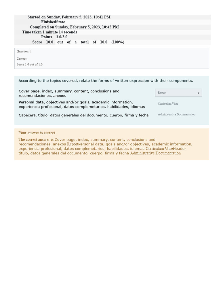 According To The Topics Covered, Relate The Forms of Written Expression ...