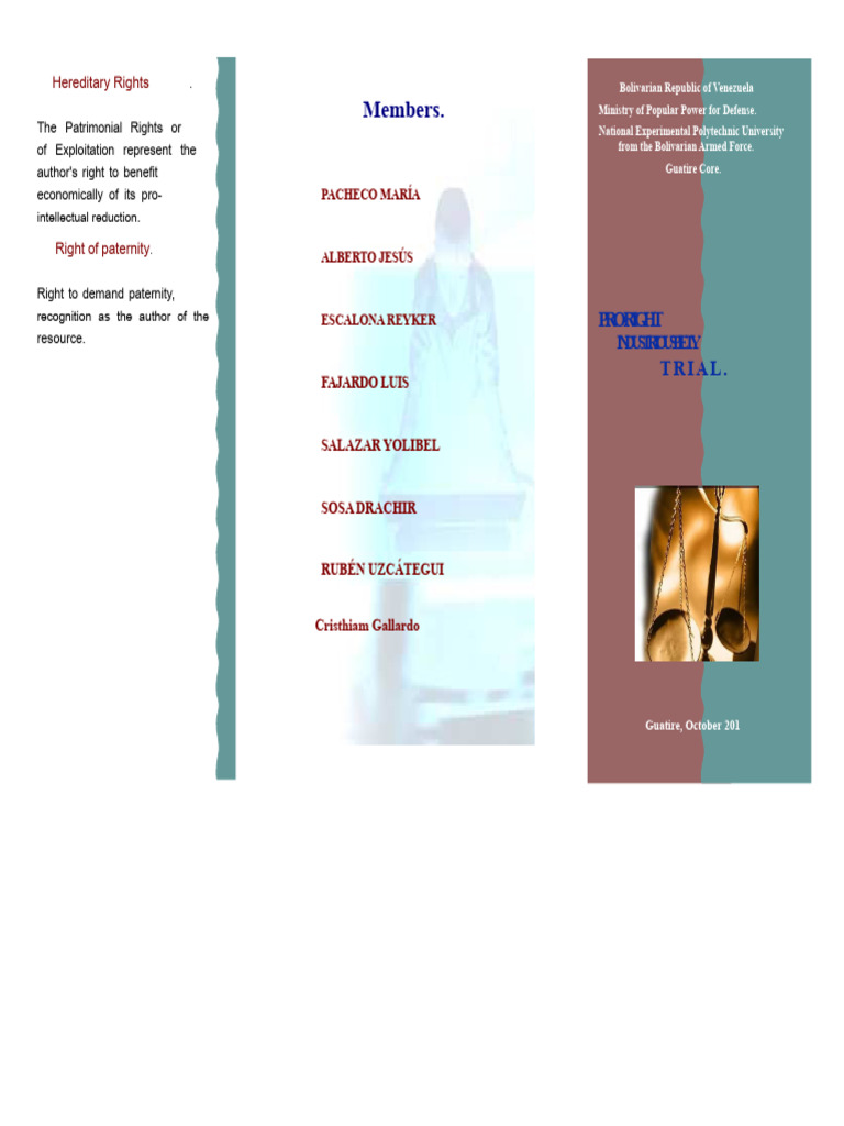 Industrial Property Rights Brochure | PDF | Intellectual Property ...
