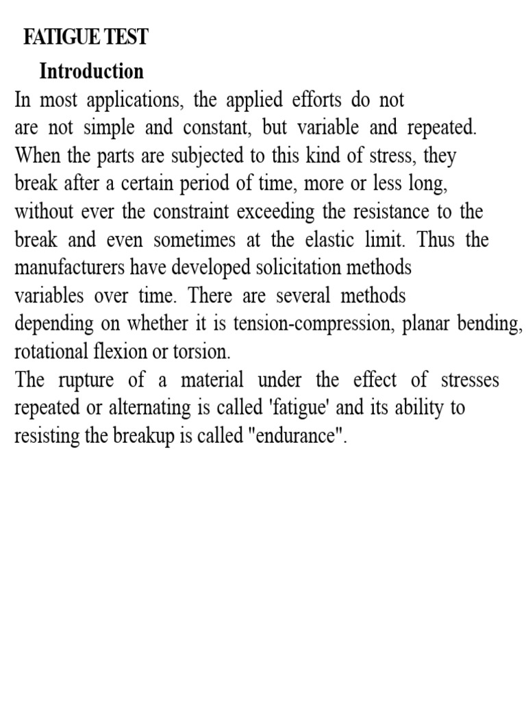 Understanding Fatigue Testing Methods | PDF | Fracture | Fatigue (Material)