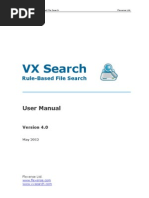 VX Search Rule-Based File Search