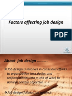 Factors Affecting Job Design