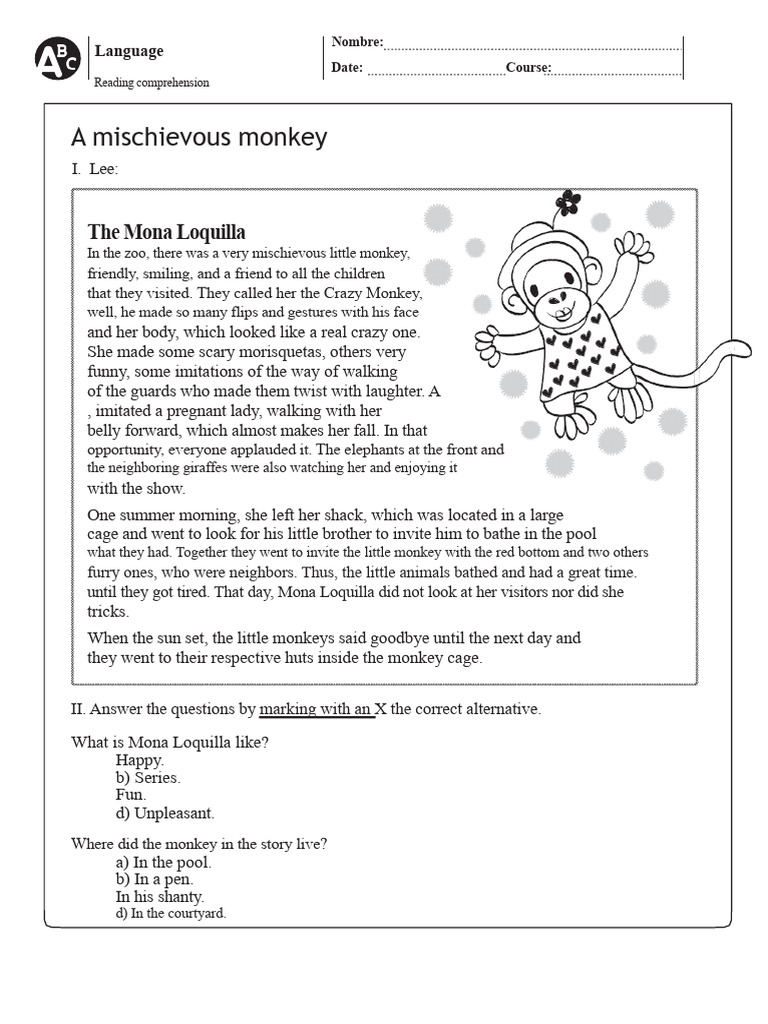 Engaging Reading Comprehension Activities | PDF | Chicken | Ice Cream