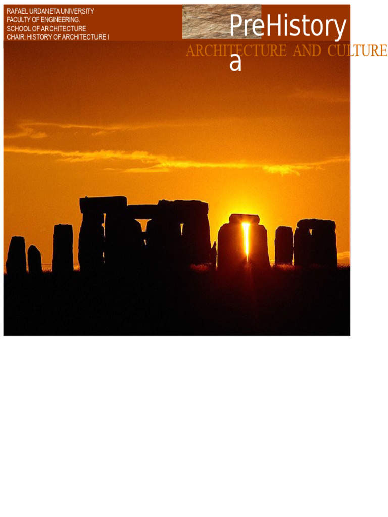 History 1 Prehistoric Architecture | PDF | Neolithic | Archaeology
