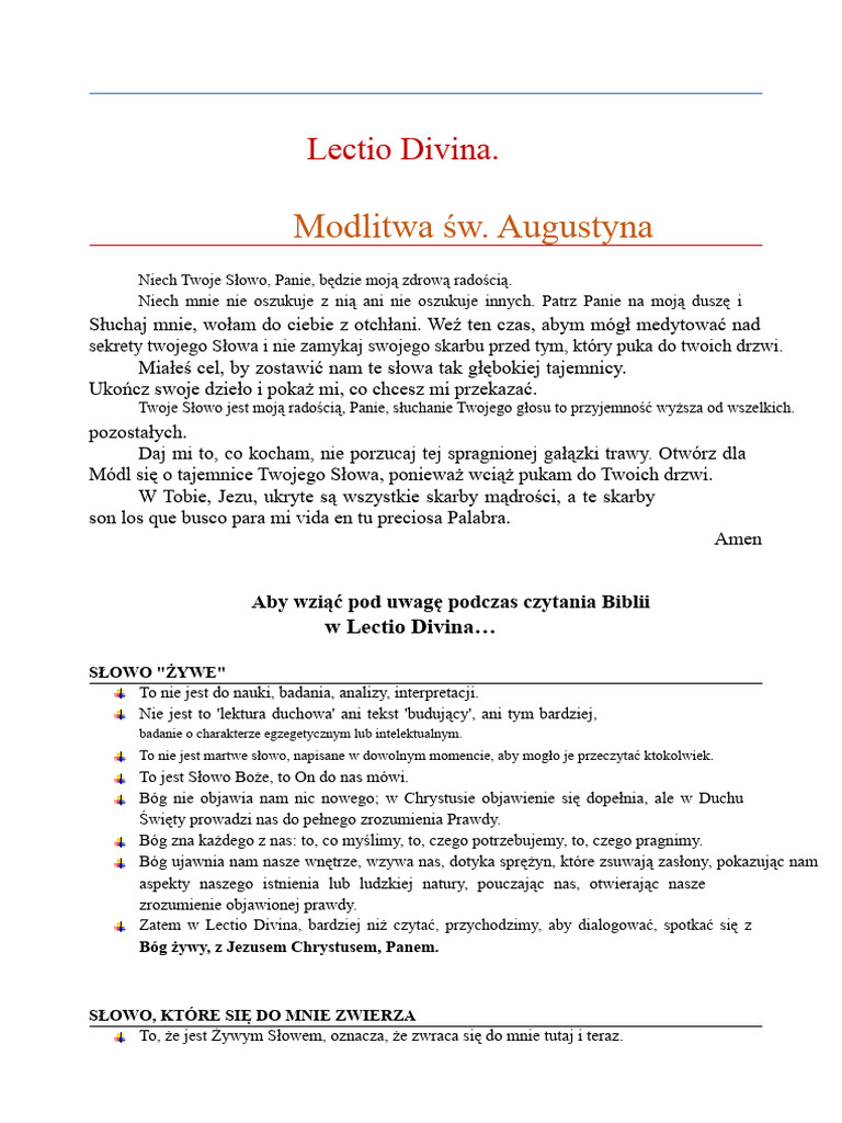 Lectio Divina | PDF