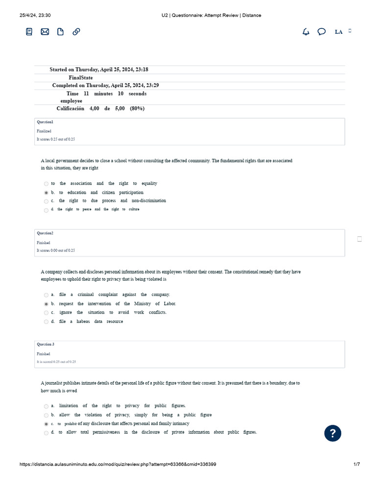 Questionnaire 2 Constitution | PDF | Defamation | Privacy