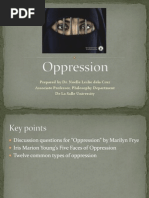 Five Faces of Oppression Explained | PDF | Power (Social And Political ...
