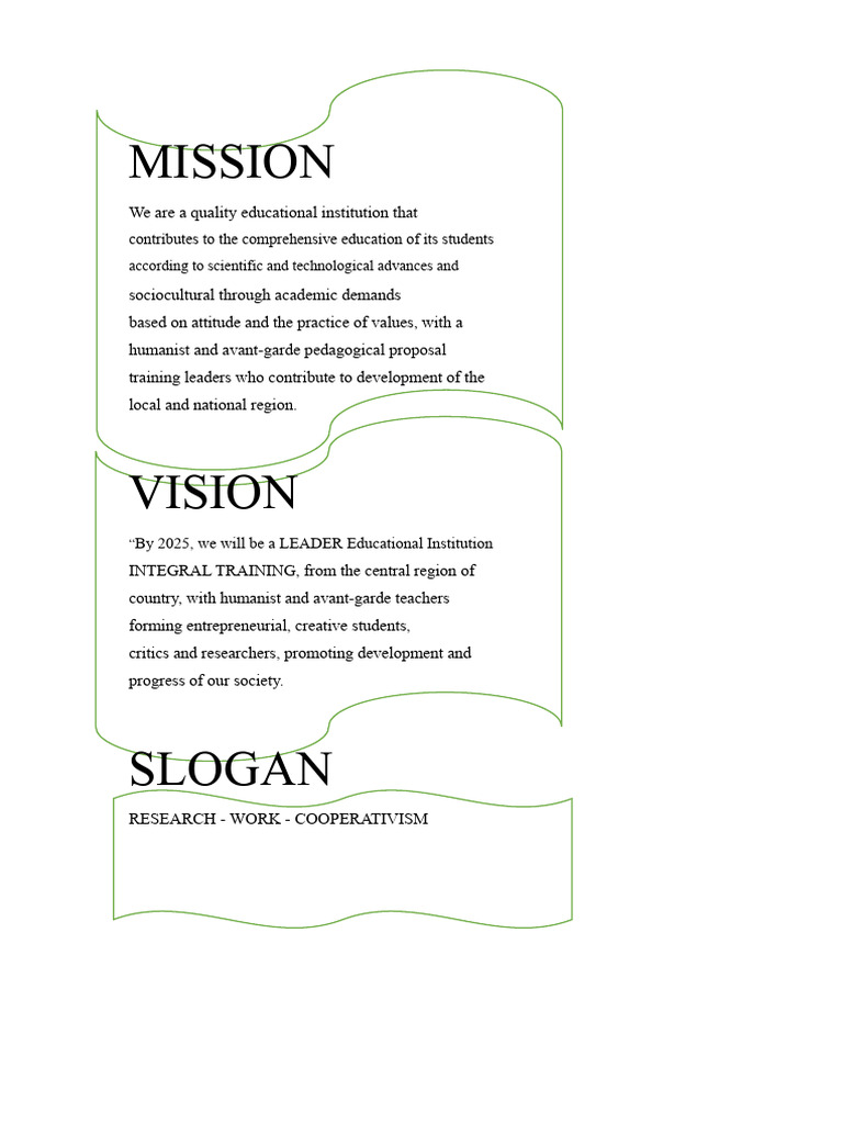 Mission Vision | PDF