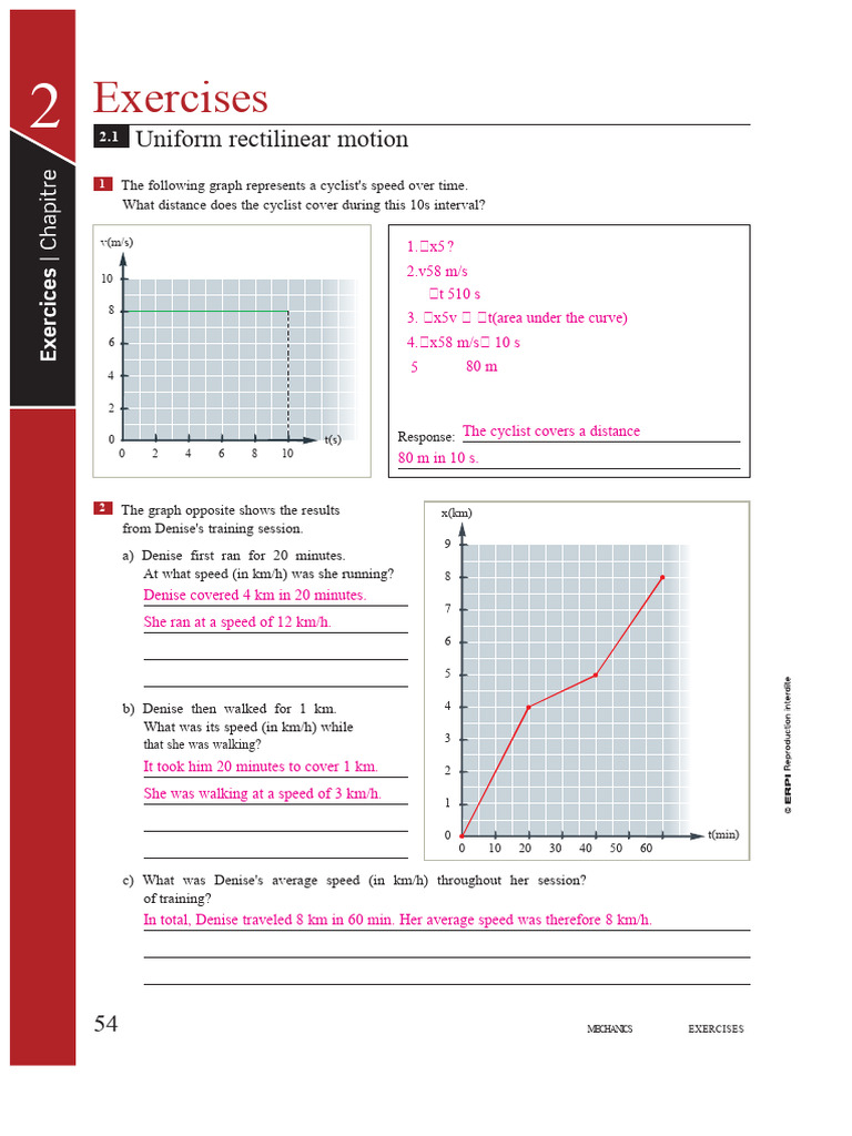 Mechanics ch2 | PDF | Speed | Acceleration