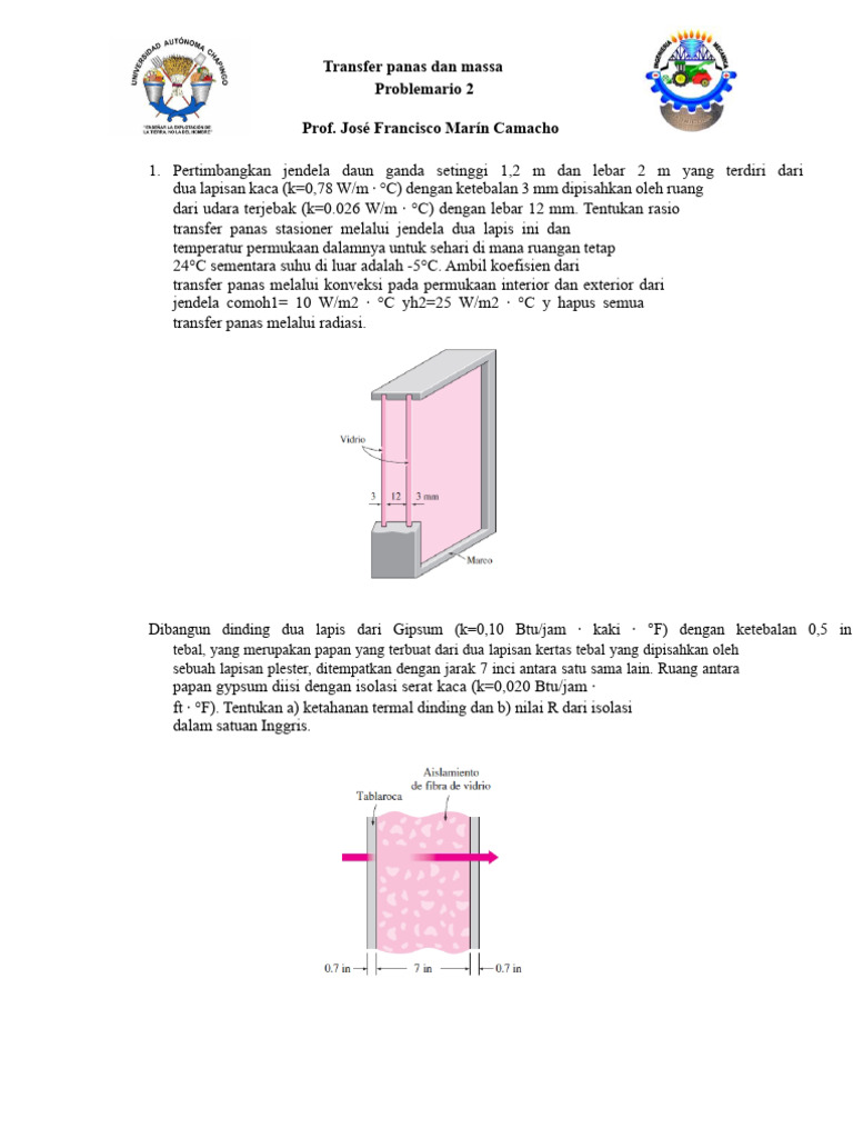 Analisis Transfer Panas dan Massa dalam Sistem | PDF