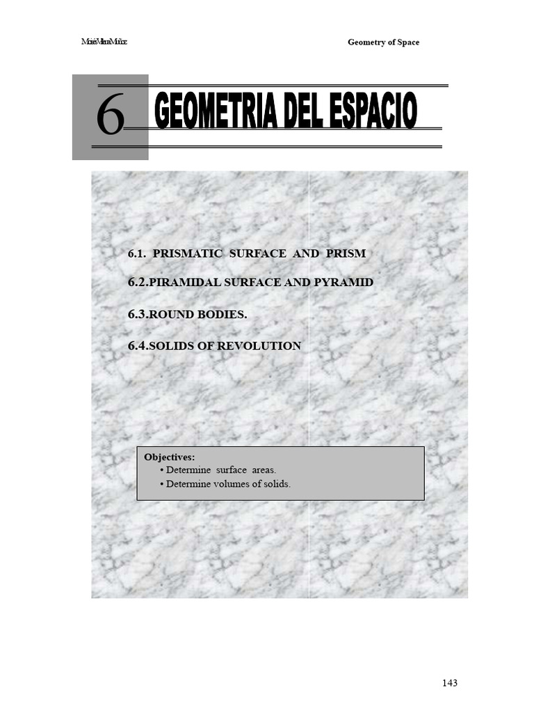 Surface Areas and Volumes of Solids | PDF | Area | Sphere