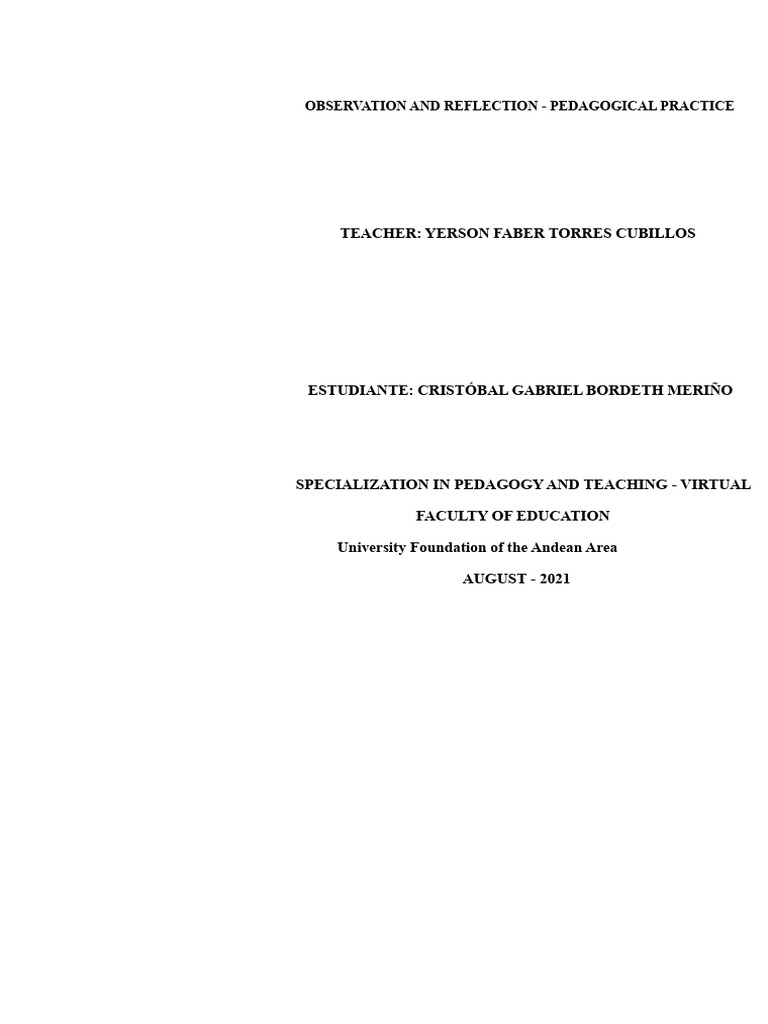 Pedagogical Ethics in Teaching Practice | PDF | Pedagogy | Liberal Arts ...