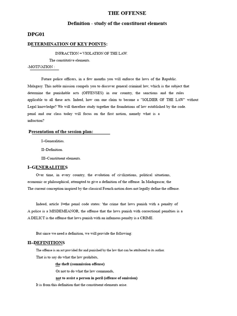Understanding Offenses and Liability | PDF | Crimes | Crime & Violence