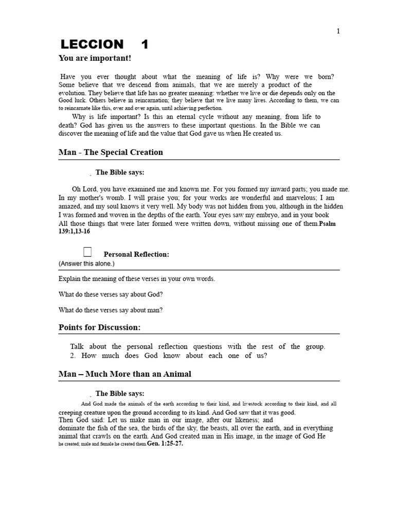Understanding Life's Meaning in the Bible | PDF | Grace In Christianity ...