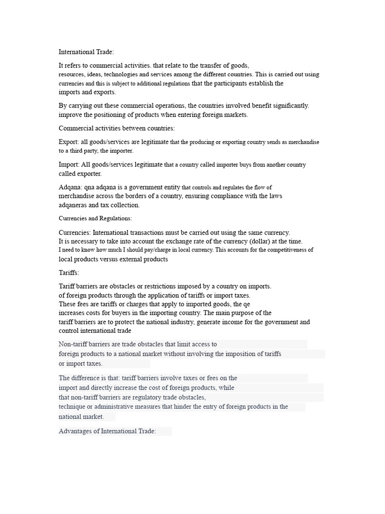 Understanding International Trade Dynamics | PDF | Globalization ...