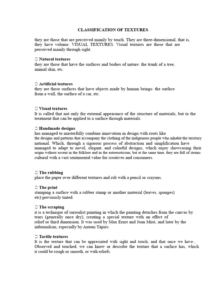 Understanding Texture Classification | PDF | Pedagogy | Maya Peoples